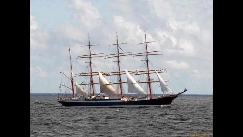 Четырехмачтовый Барк Крузенштерн