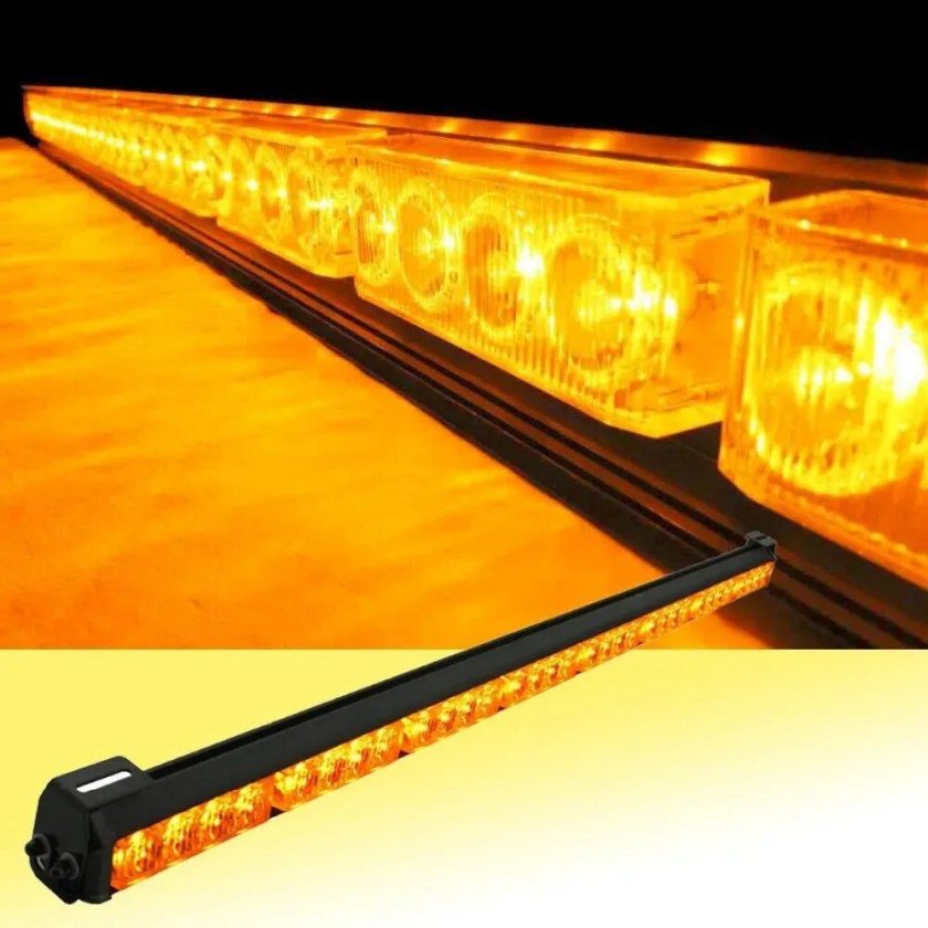 Светодиодная балка Strobe Yellow 12-24v