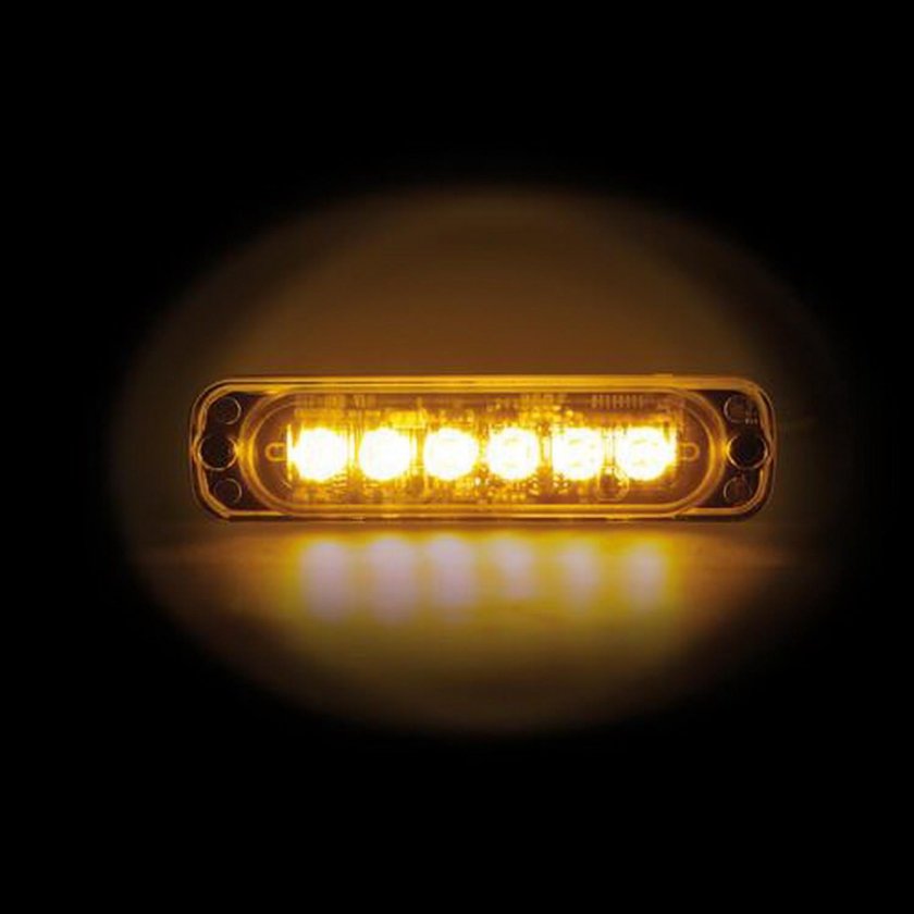 Фонарь мигающий желтый