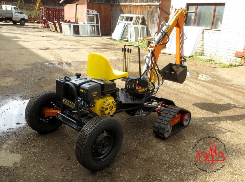 Мини экскаватор самоходный а 23м