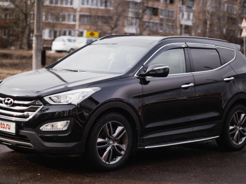 Хендай Санта Фе 2013 черный