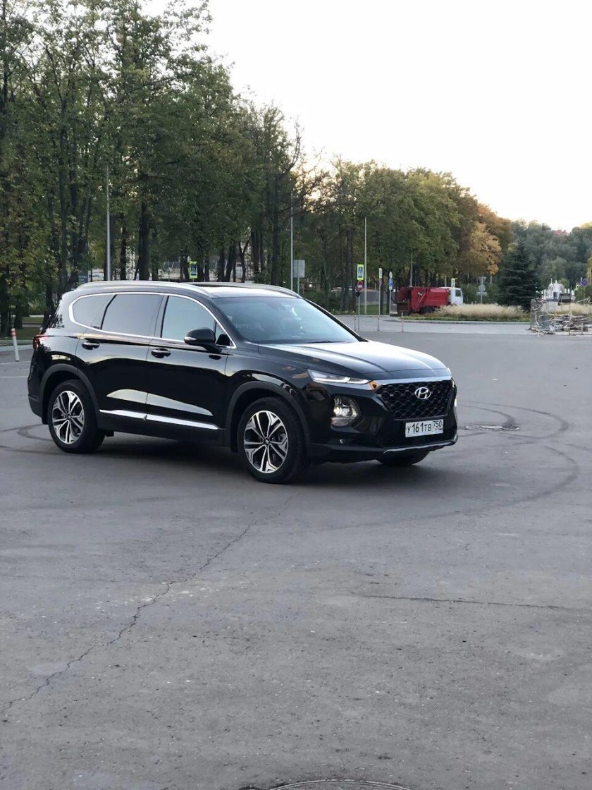 Хендай Санта Фе 2019 черный