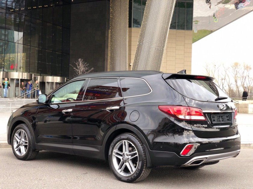 Хендай Санта Фе черный 2016