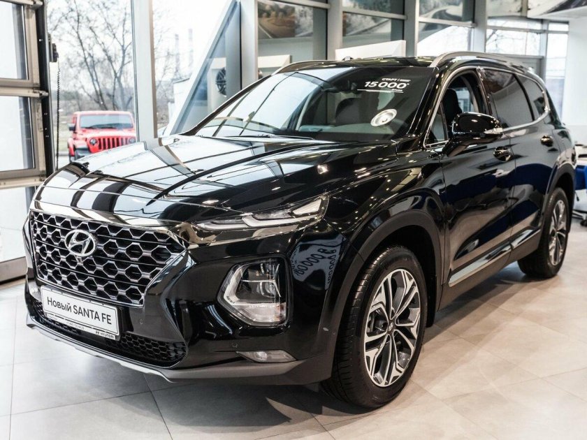 Hyundai Santa Fe 2020 черный