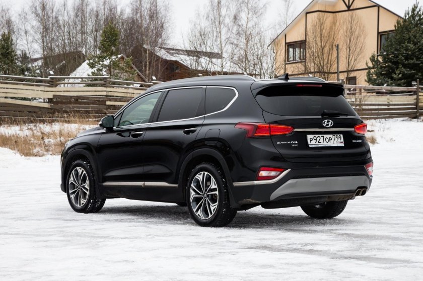 Хендай Санта Фе 2020 черный