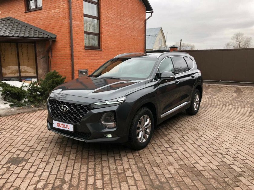 Хендай Санта Фе 2019 черный