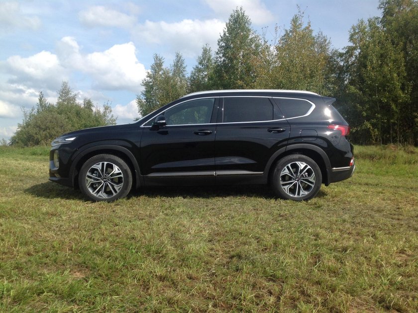 Хендай Санта Фе 2019 черный