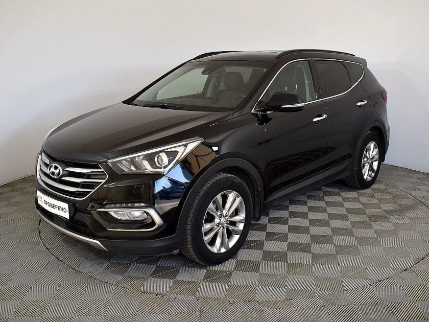 Хендай Санта Фе черный 2016