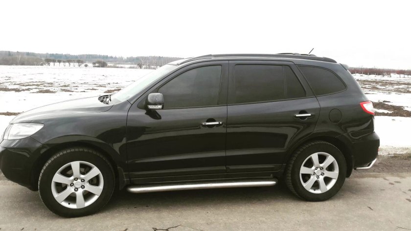 Хендай Санта Фе 2008 черный