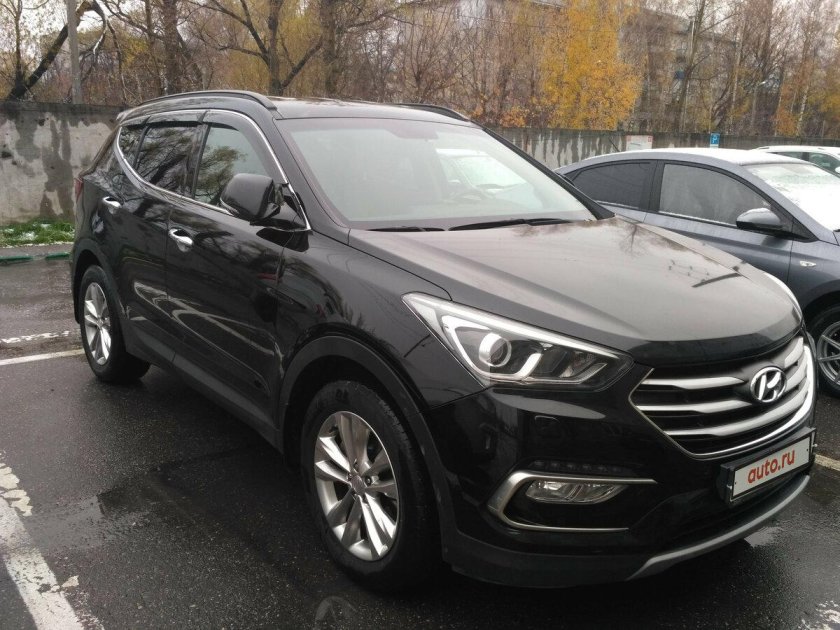 Хендай Санта Фе 2017 черный
