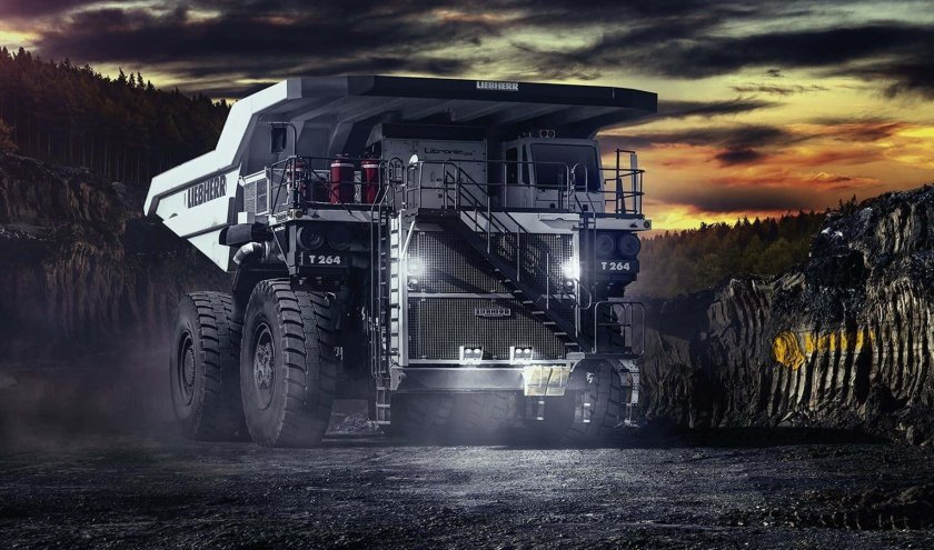 Самосвал Либхер т264 карьерный