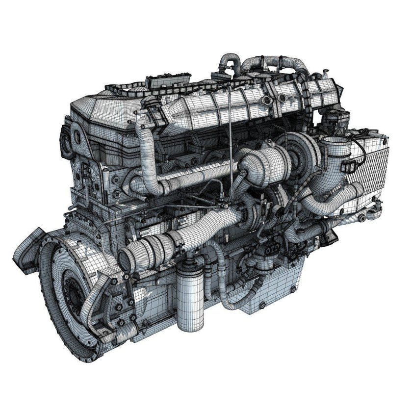 Двигатель грузовика