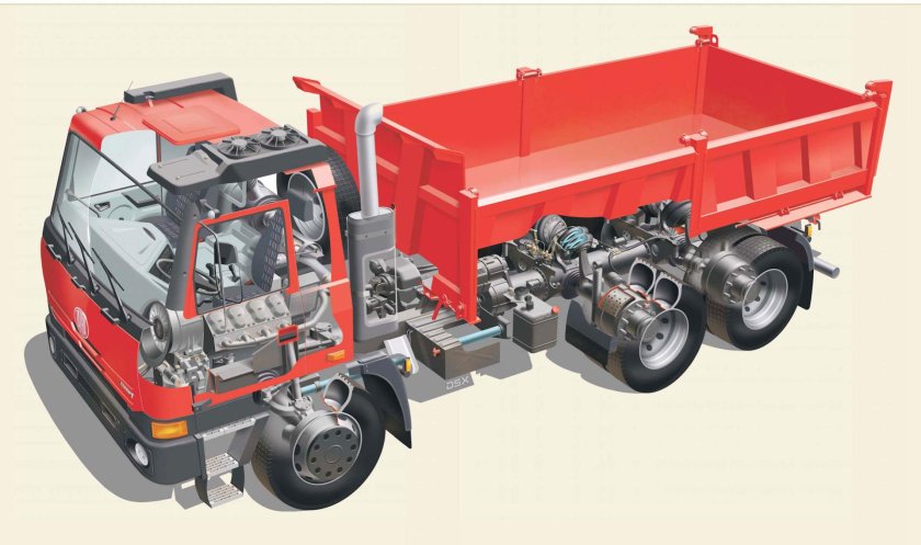 Татра грузовик 815 фура