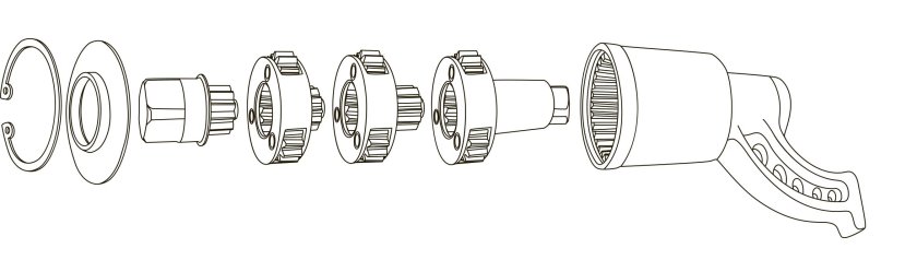 Ключ редукторный мультипликатор