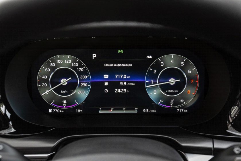 Kia k5 цифровая приборная панель