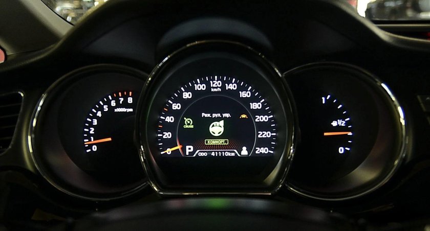 Kia Ceed 2012 приборная панель спидометр
