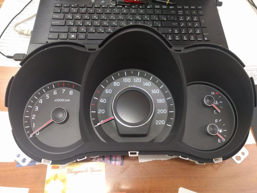 Приборка supervision Kia Rio 3