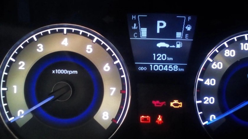 Панель приборов Hyundai Solaris super Vision