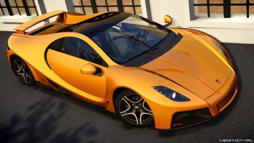 Машина GTA Spano 2014 желтый