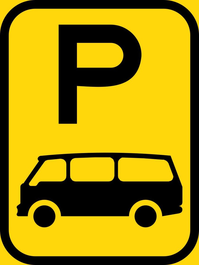 Знак стоянка автобуса