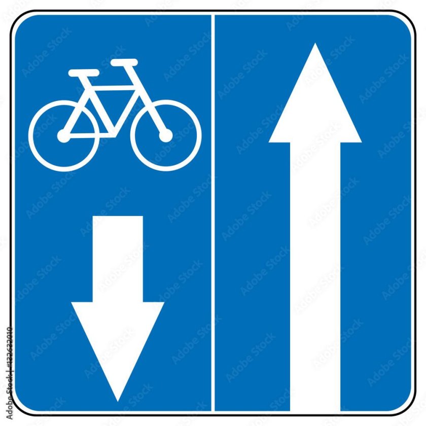 Дорожный знак стрелка