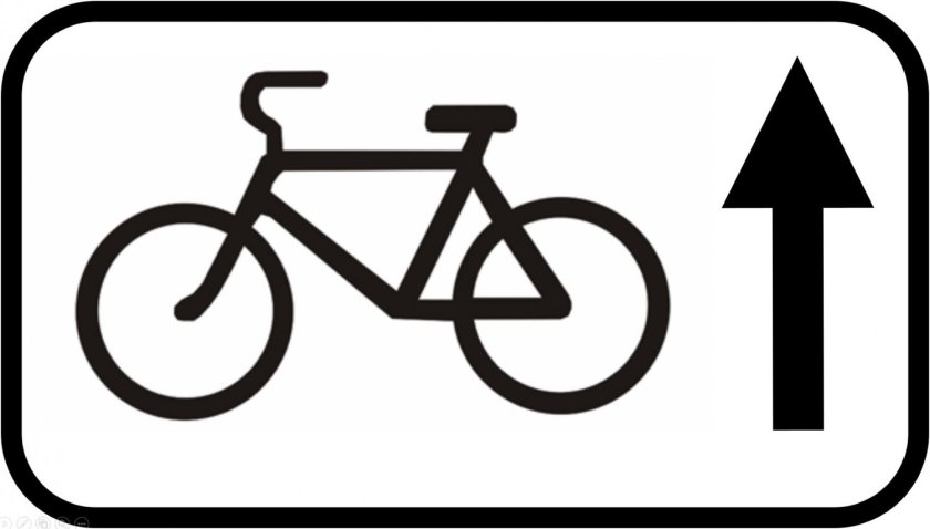 Знак велосипед