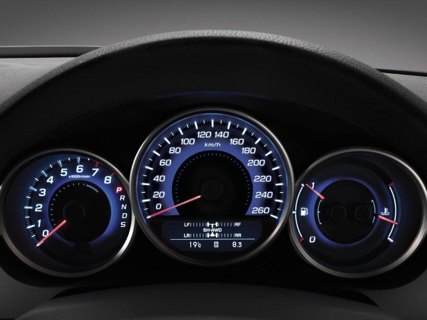 Honda Legend приборная панель