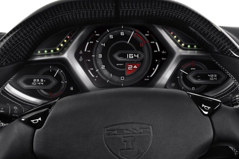 Zenvo st1 спидометр