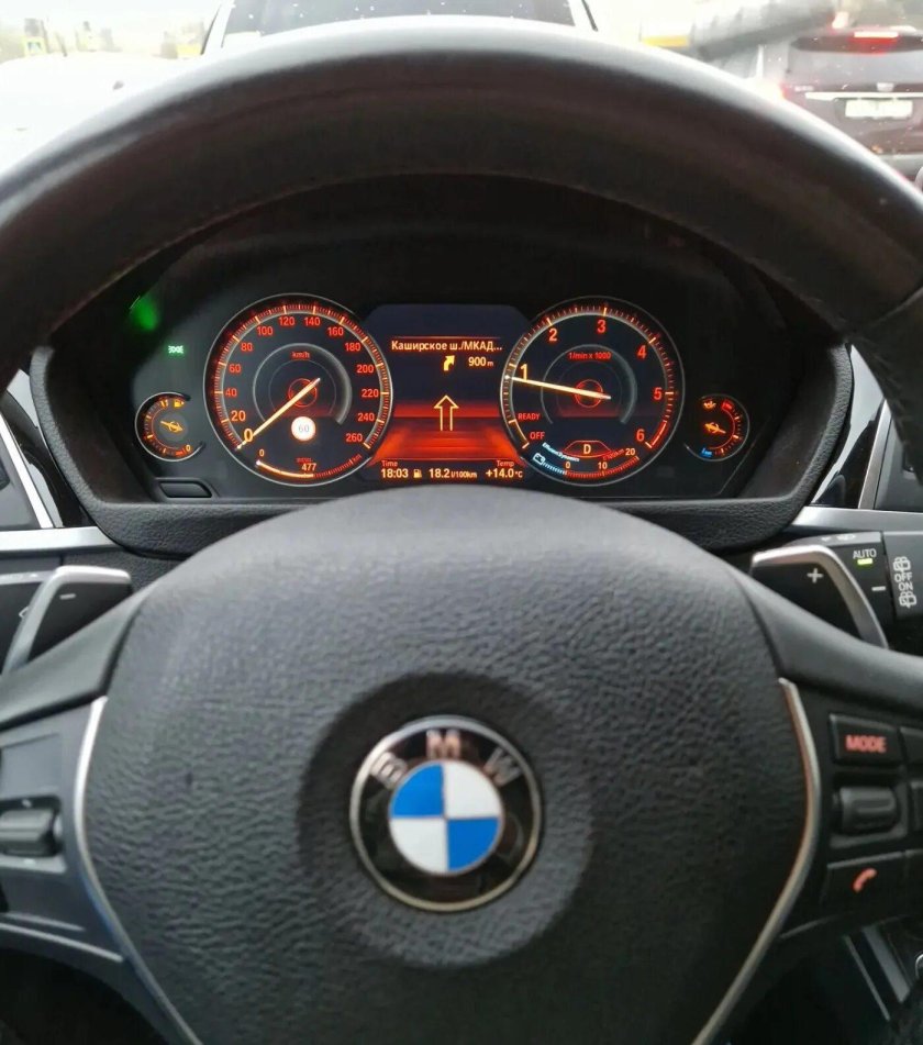 BMW f30 приборка