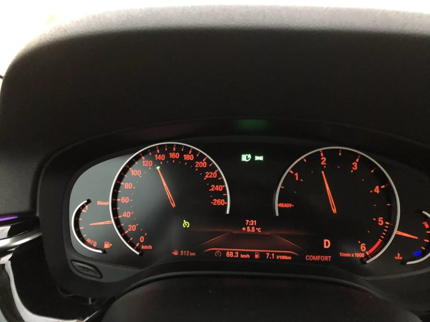 Цифровая приборная панель BMW g30