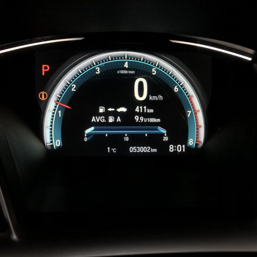 Электронная приборка Хонда Цивик 4д