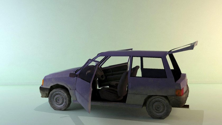 ВАЗ 1111 Ока 3d model