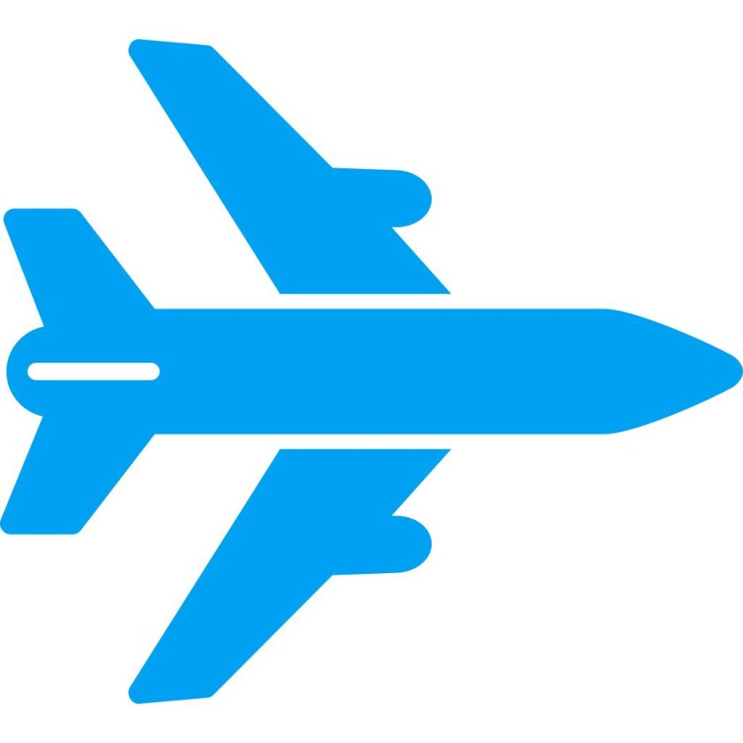 Значок самолета