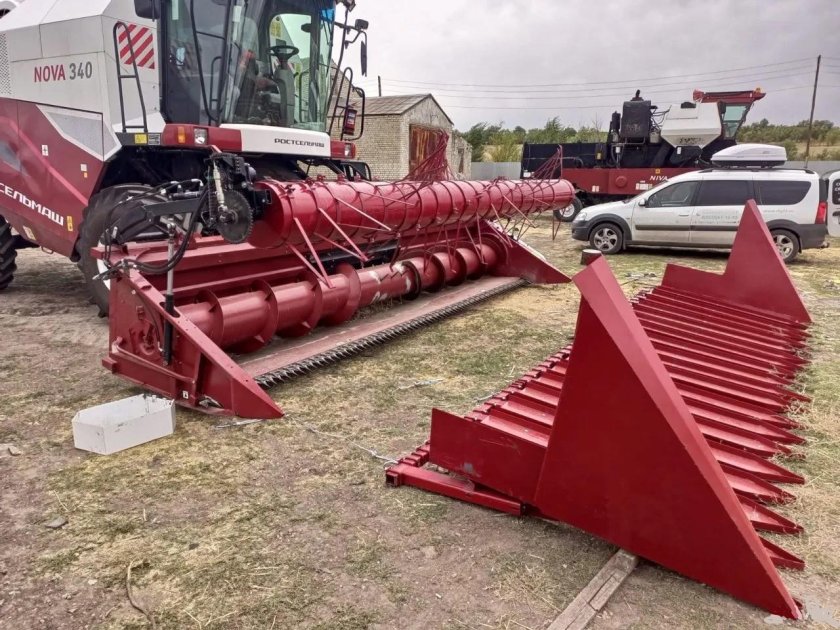 Безрядковая жатка для уборки подсолнечника ростсельмаш