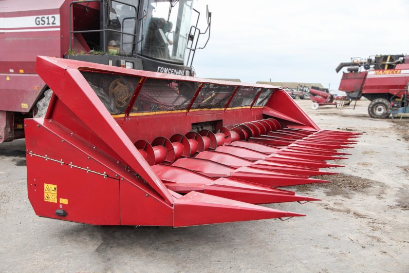 Жатка для подсолнечника