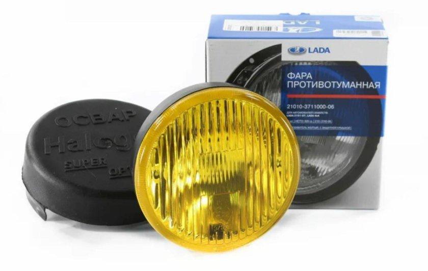 Противотуманные фары ОСВАР круглые желтые