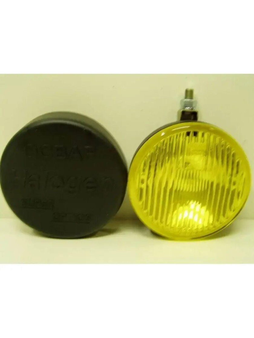 Фара противотуманная круглая (белая, с крышкой) "ОСВАР" h3