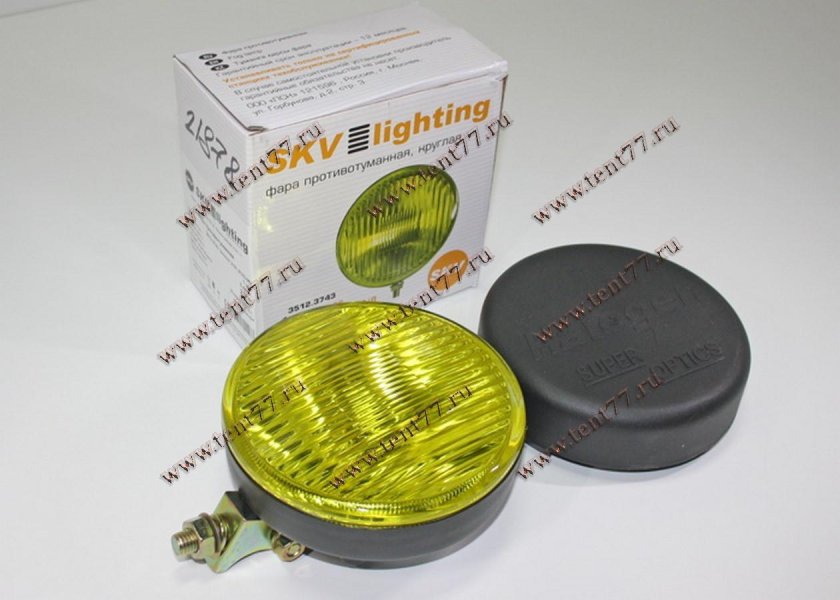 Фара противотуман. Желтая (круг.)12в АН.18.3743 (ФПГ-119) Украина