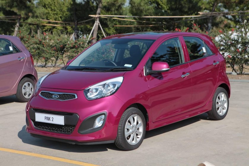 Kia Picanto розовая