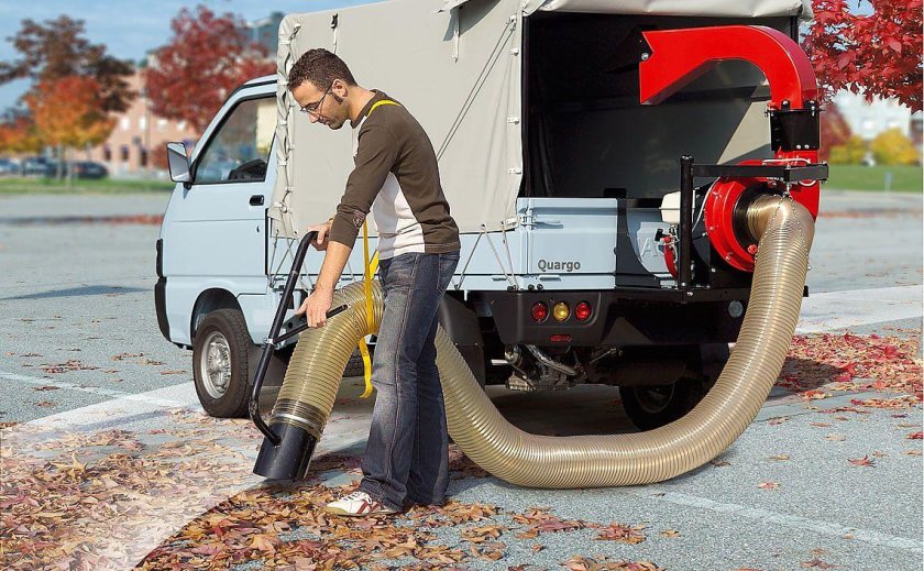 Машинка для уборки листвы