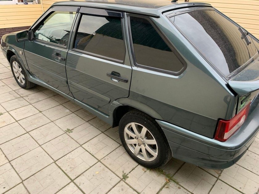 ВАЗ 2114 голубое облако