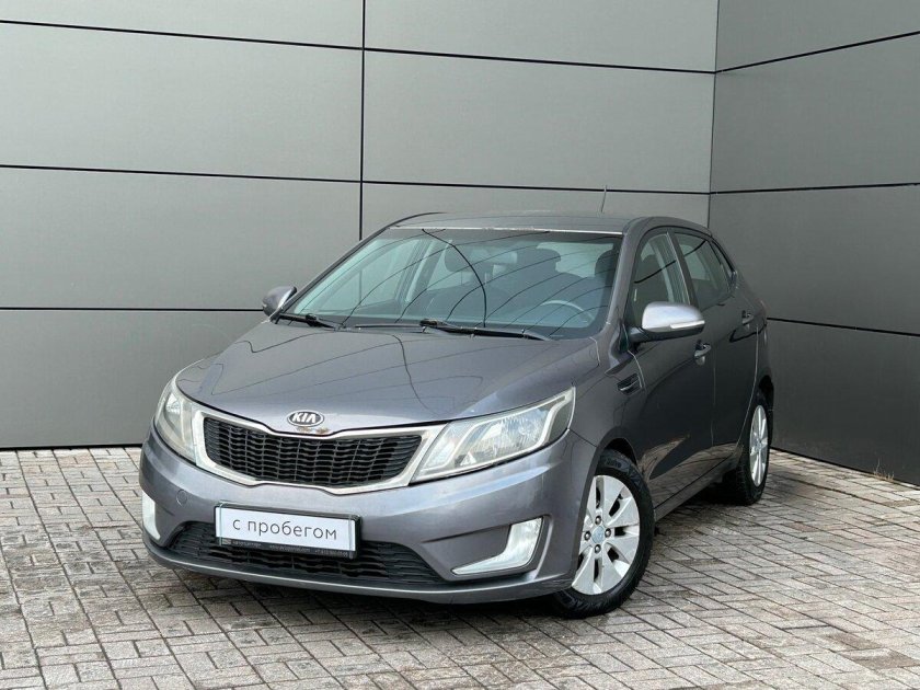 Серая киа рио