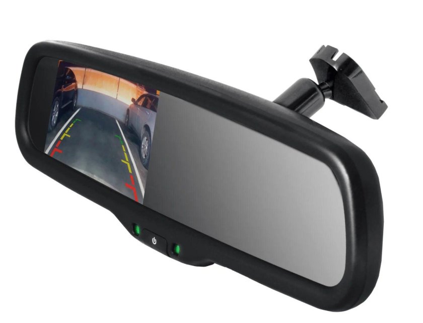 Штатное зеркало с монитором