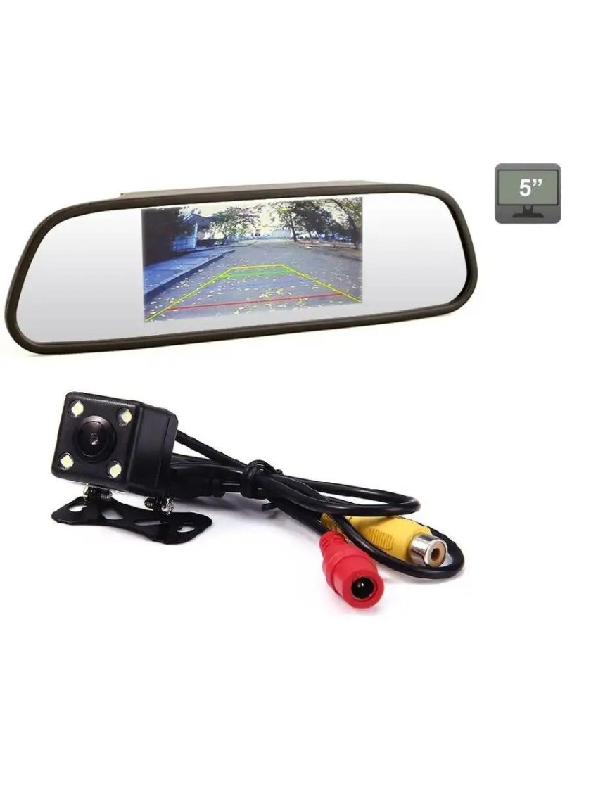 Зеркало-видеорегистратор с камерой заднего 2к. Olised