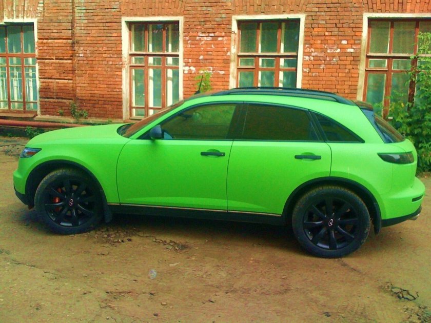 Зеленый Инфинити фх35