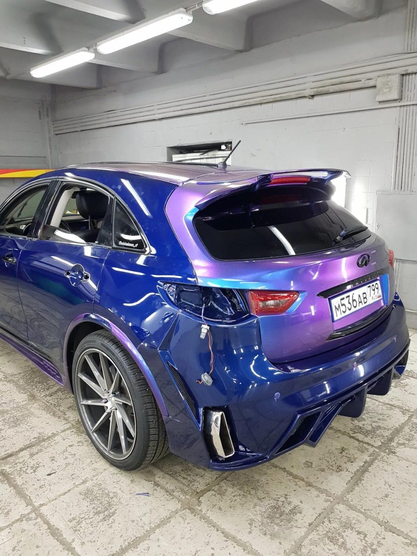 Infiniti fx35 в пленке