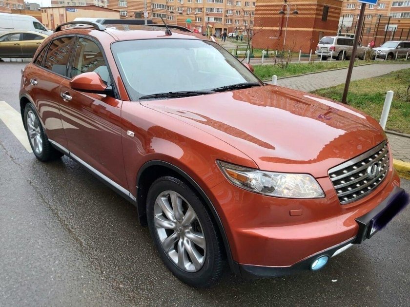 Инфинити fx35 оранжевый