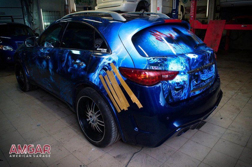 Инфинити fx37 в пленке