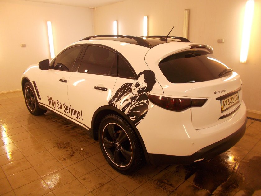 Infiniti fx35 в пленке