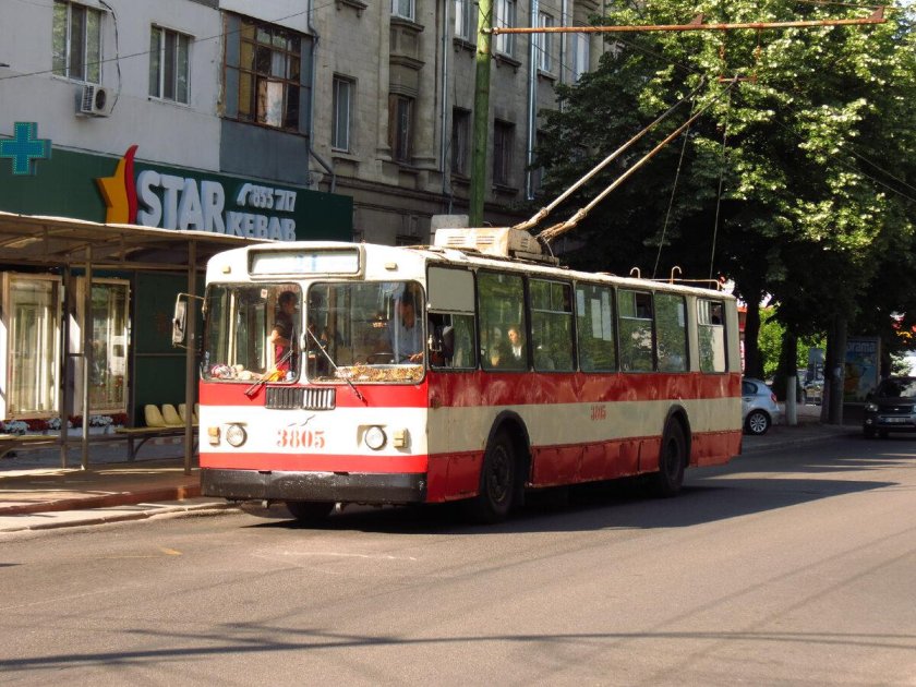 Троллейбус зиу в кишиневе